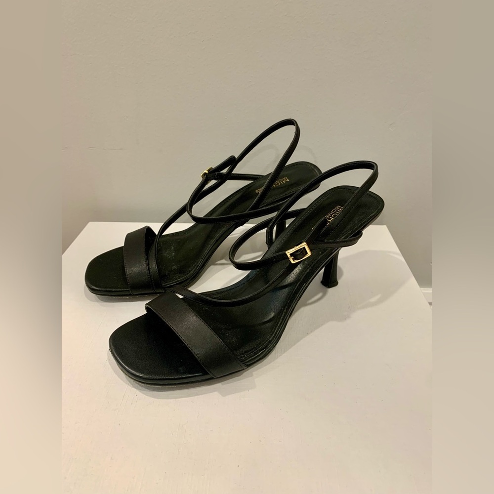 Michael Kors Elegant Black Strappy Heels